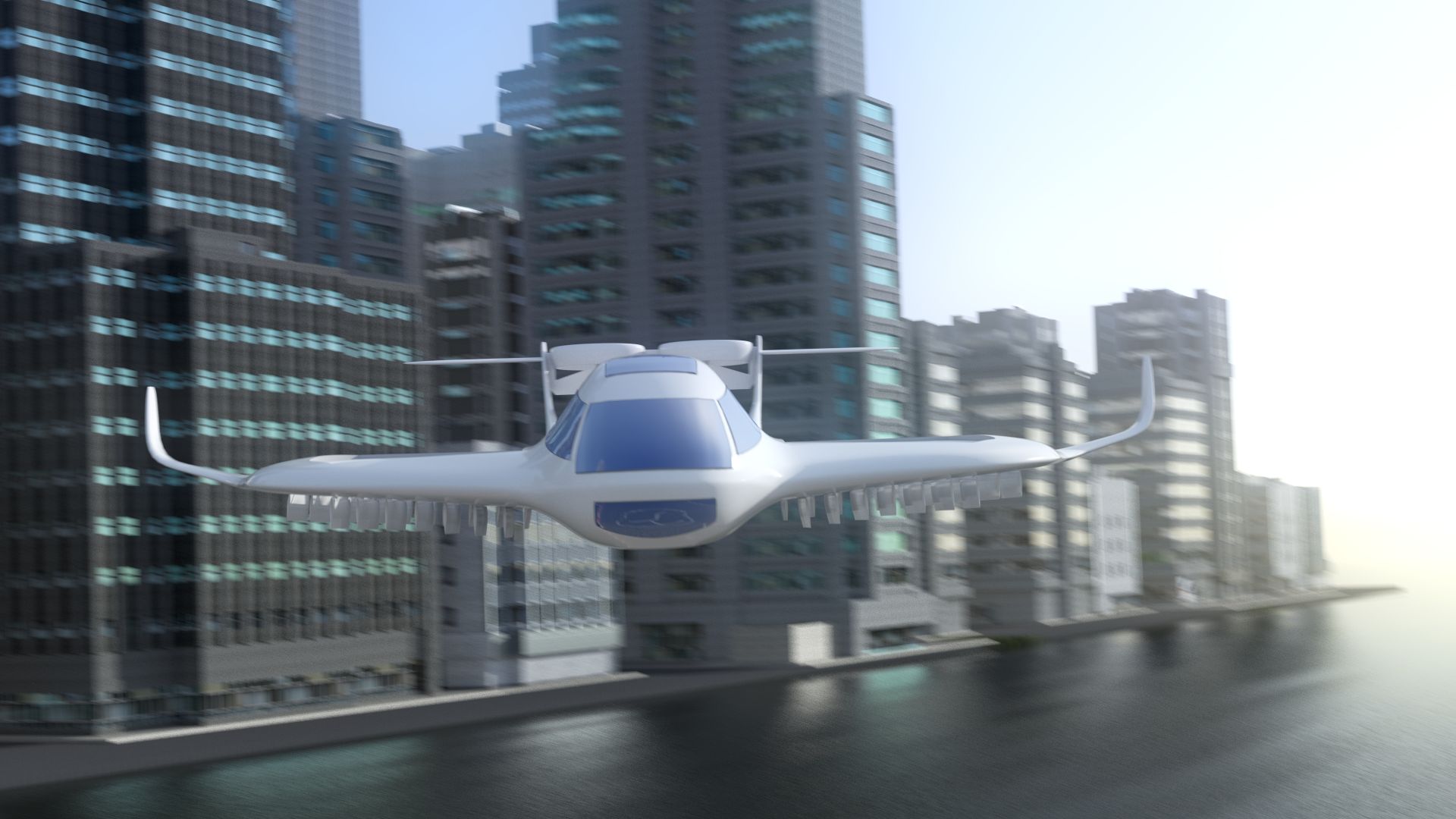 The Ray can take-off and land almost anywhere - like a helicopter